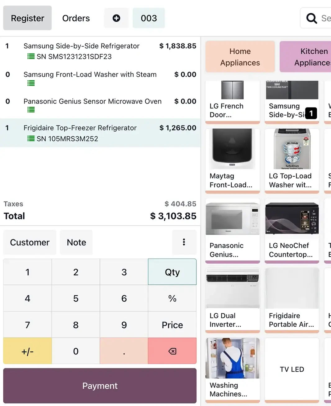 POS Billing Software for Electronics Stores