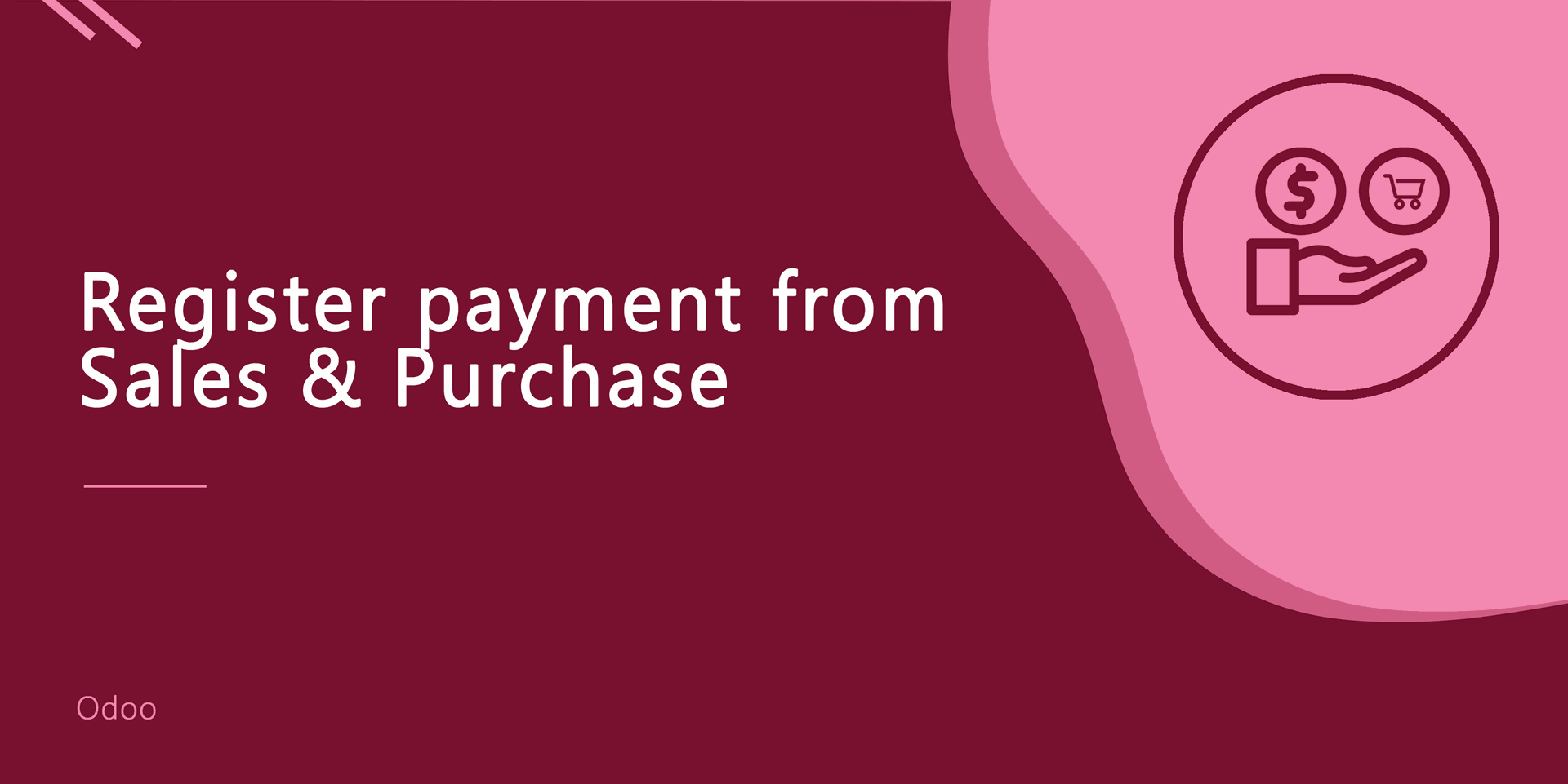 Register Payment From Sale & Purchase